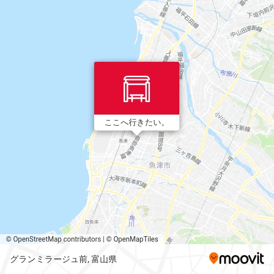グランミラージュ前地図