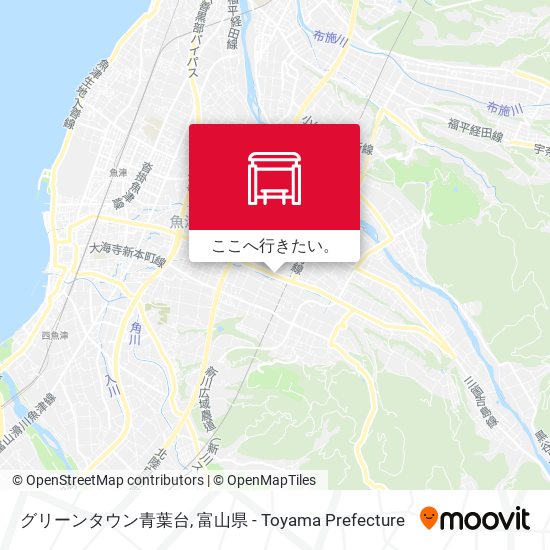 グリーンタウン青葉台地図