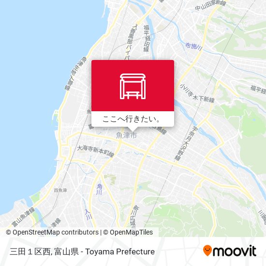 三田１区西地図