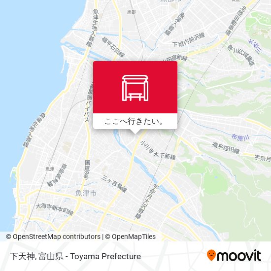 下天神地図