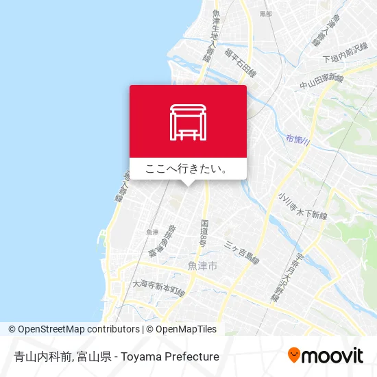 青山内科前地図