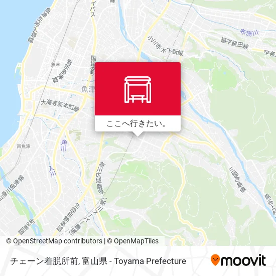チェーン着脱所前地図