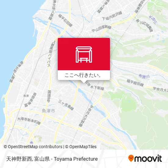 天神野新西地図