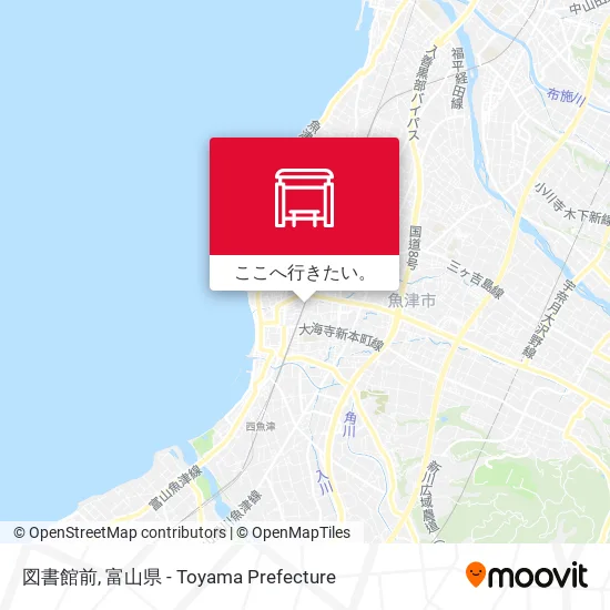図書館前地図