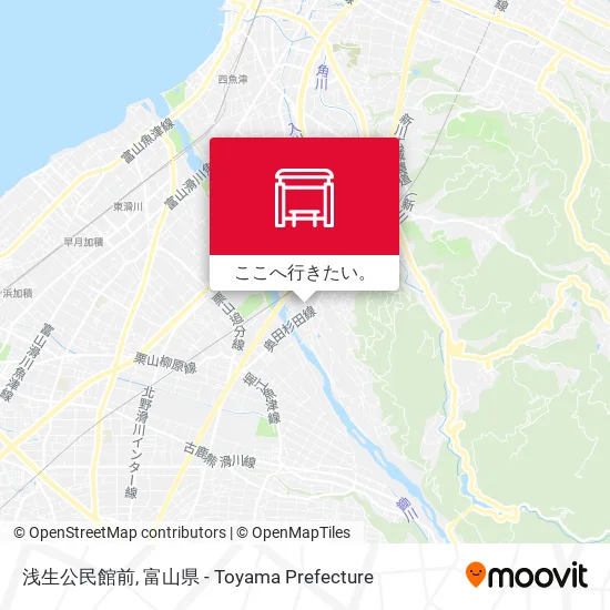浅生公民館前地図