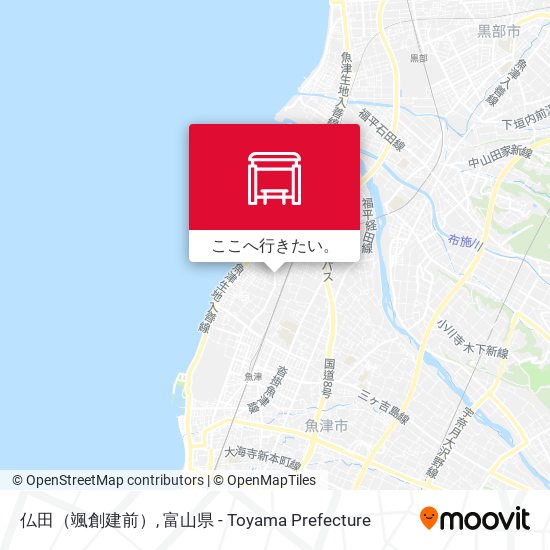 仏田（颯創建前）地図