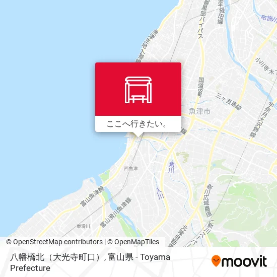 八幡橋北（大光寺町口）地図