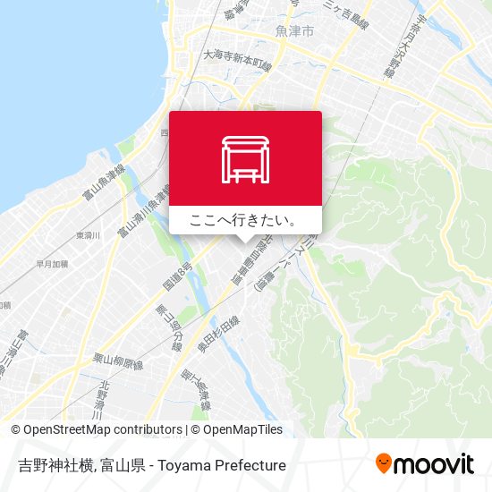 吉野神社横地図
