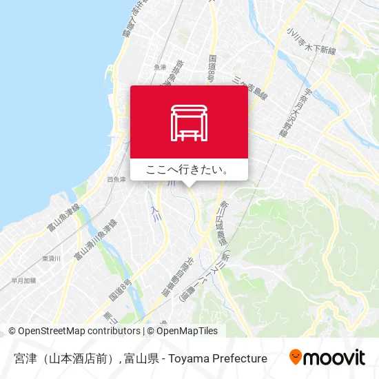 宮津（山本酒店前）地図