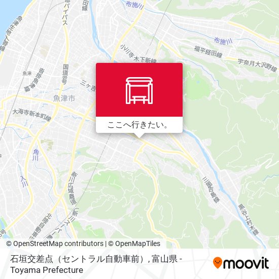 石垣交差点（セントラル自動車前）地図