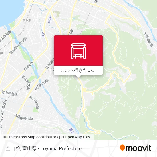 金山谷地図