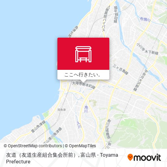 友道（友道生産組合集会所前）地図