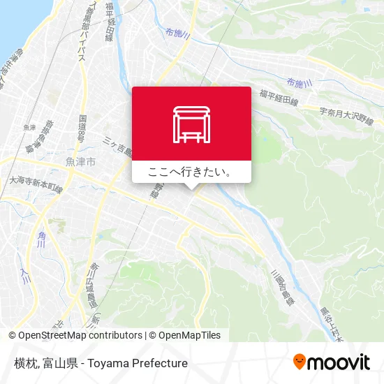横枕地図