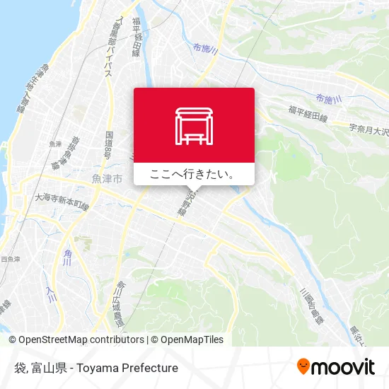 袋地図