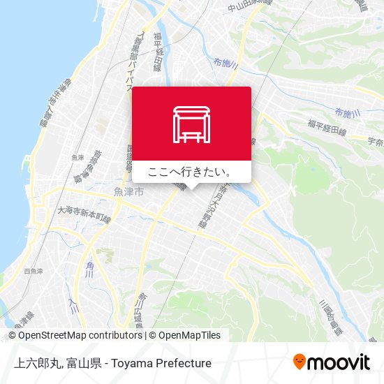 上六郎丸地図