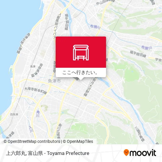 上六郎丸地図