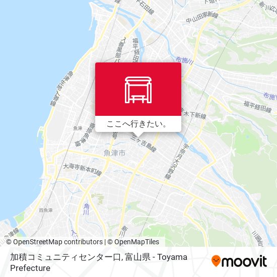 加積コミュニティセンター口地図