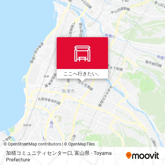 加積コミュニティセンター口地図