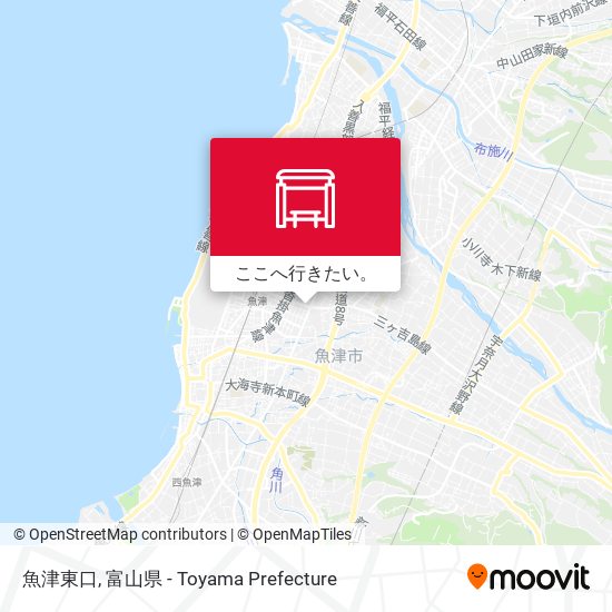 魚津東口地図