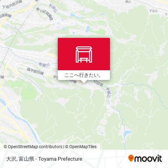 大沢地図