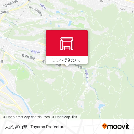 大沢地図
