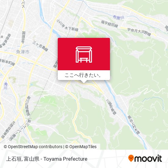 上石垣地図