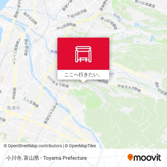 小川寺地図