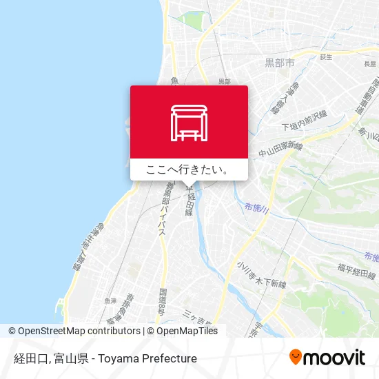 経田口地図