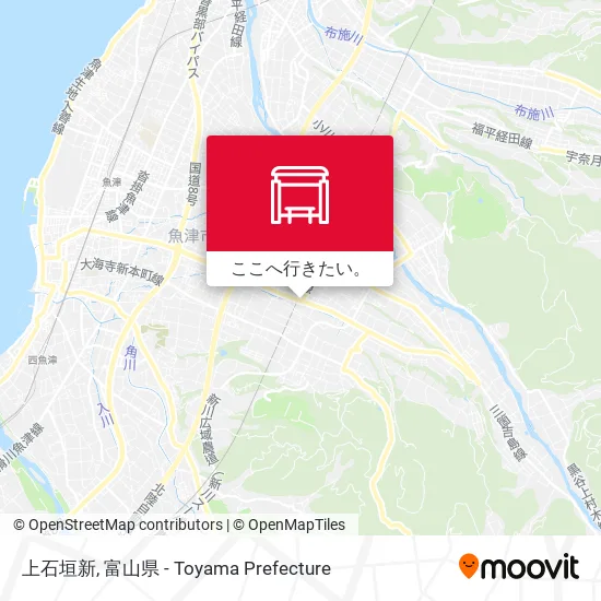 上石垣新地図