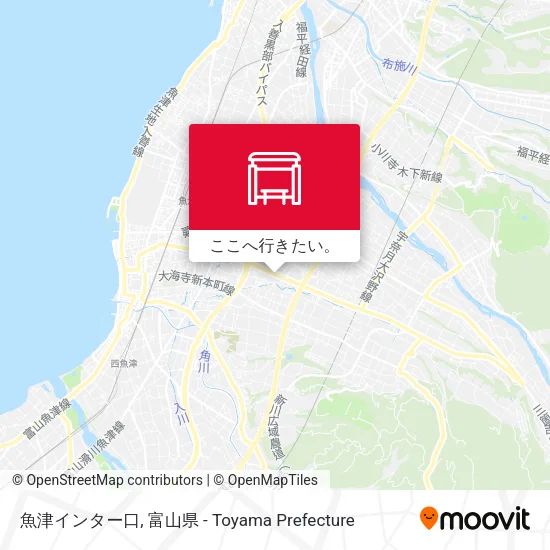 魚津インター口地図