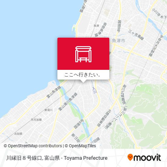 川縁旧８号線口地図