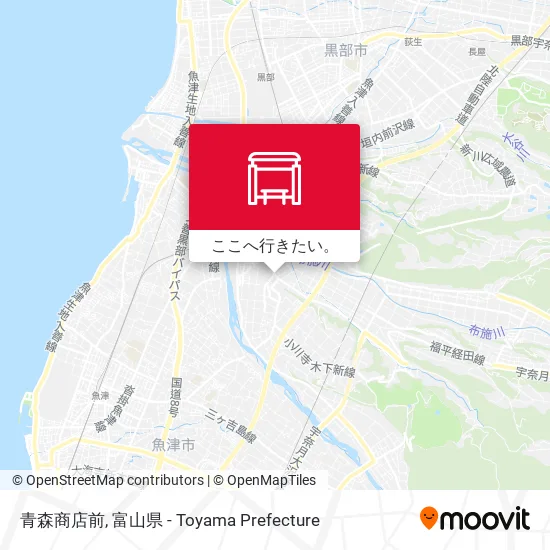 青森商店前地図
