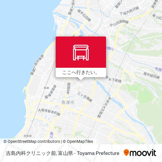 吉島内科クリニック前地図