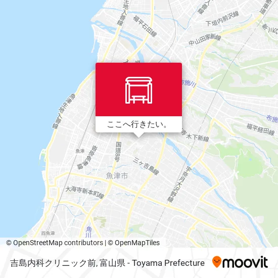 吉島内科クリニック前地図