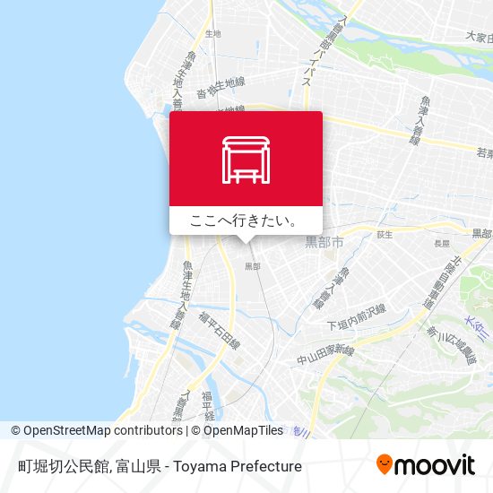 町堀切公民館地図
