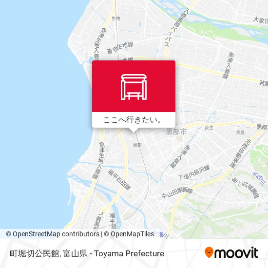 町堀切公民館地図