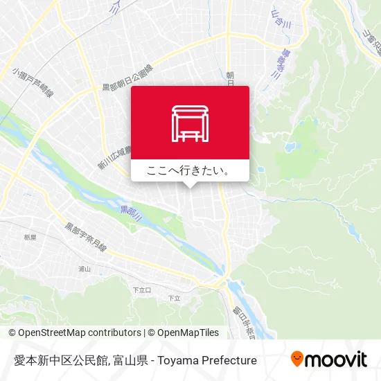 愛本新中区公民館地図