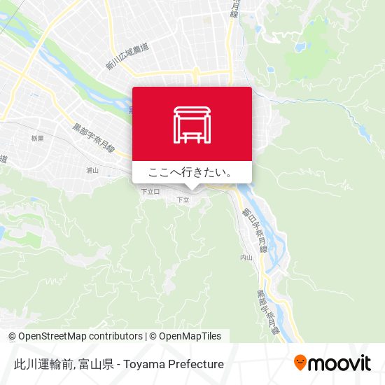 此川運輸前地図