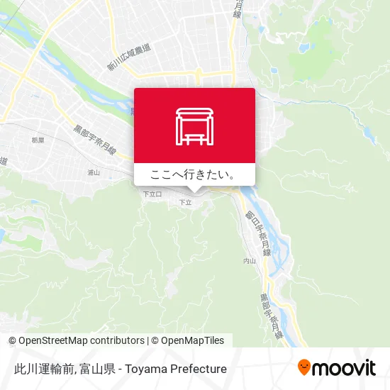 此川運輸前地図