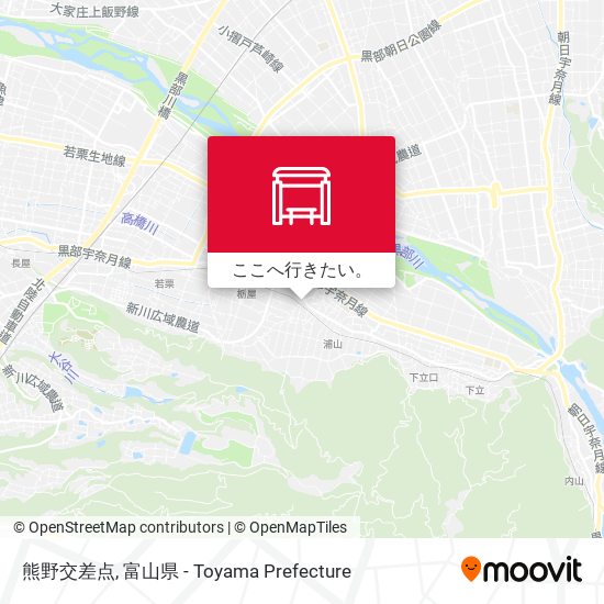 熊野交差点地図