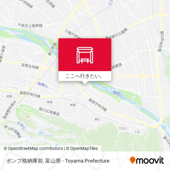 ポンプ格納庫前地図