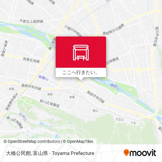大橋公民館地図