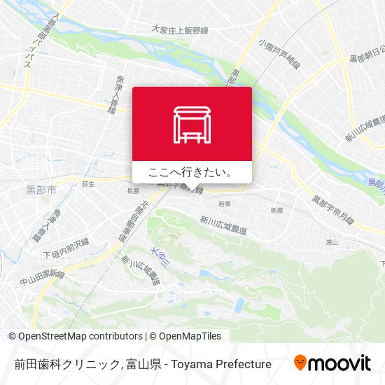 前田歯科クリニック地図