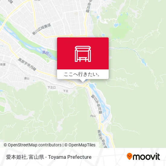 愛本姫社地図