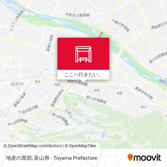 地産の黒部地図