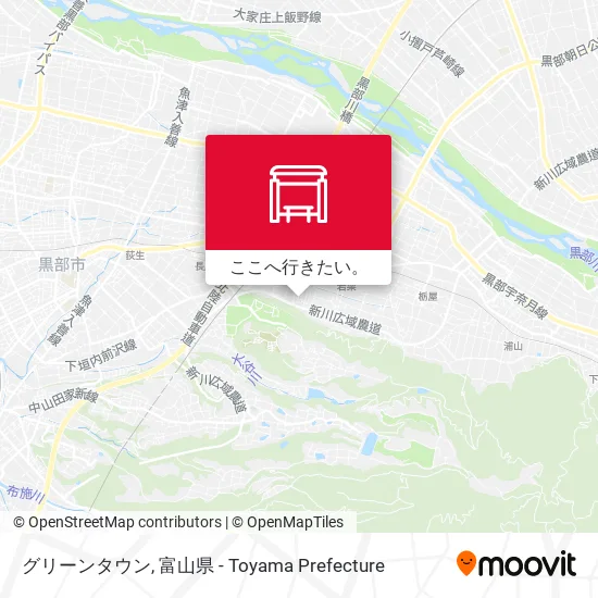 グリーンタウン地図