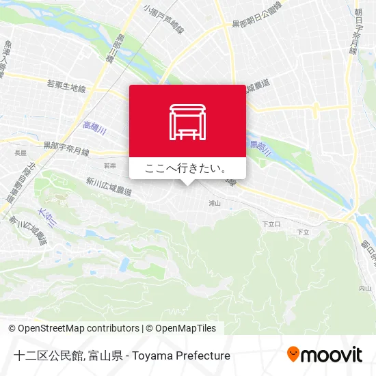 十二区公民館地図