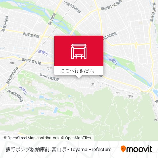 熊野ポンプ格納庫前地図