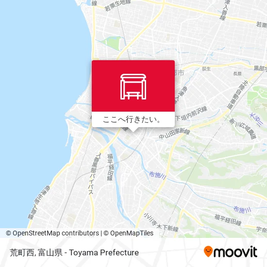荒町西地図
