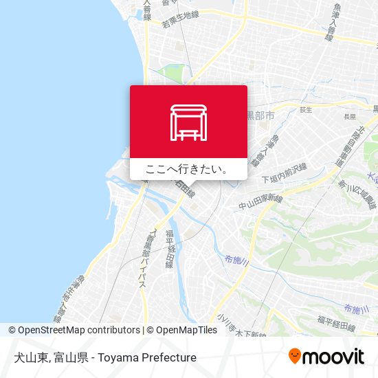 犬山東地図